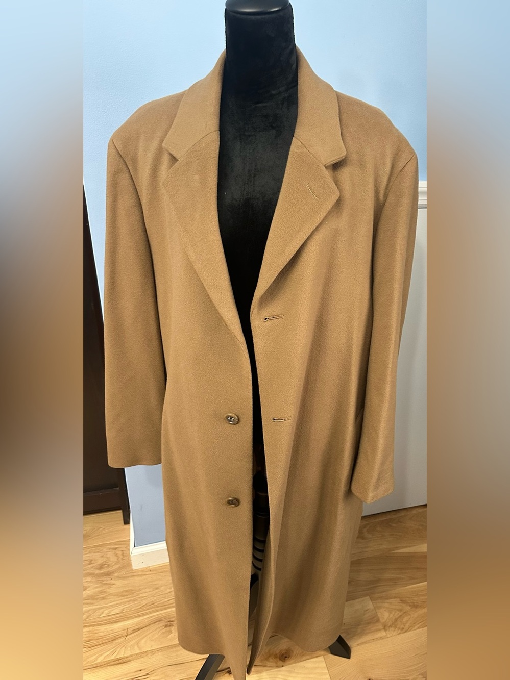 Loro Piana Camel Single-Breasted Trench Coat